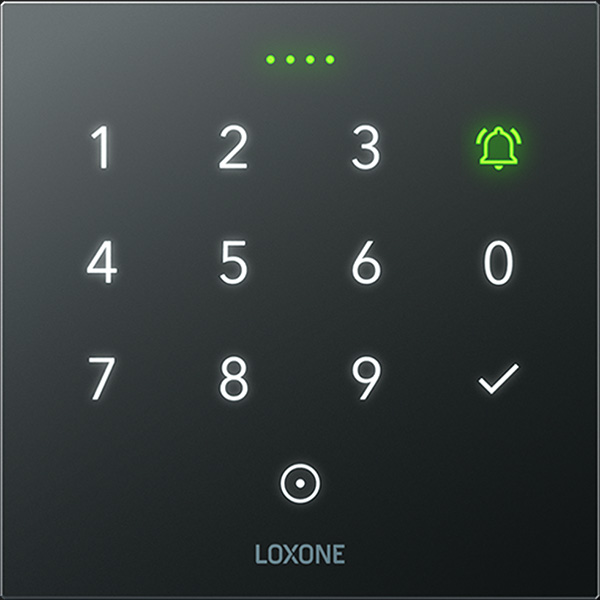 ZUTRITT | Loxone NFC-Code Touch Schwarz